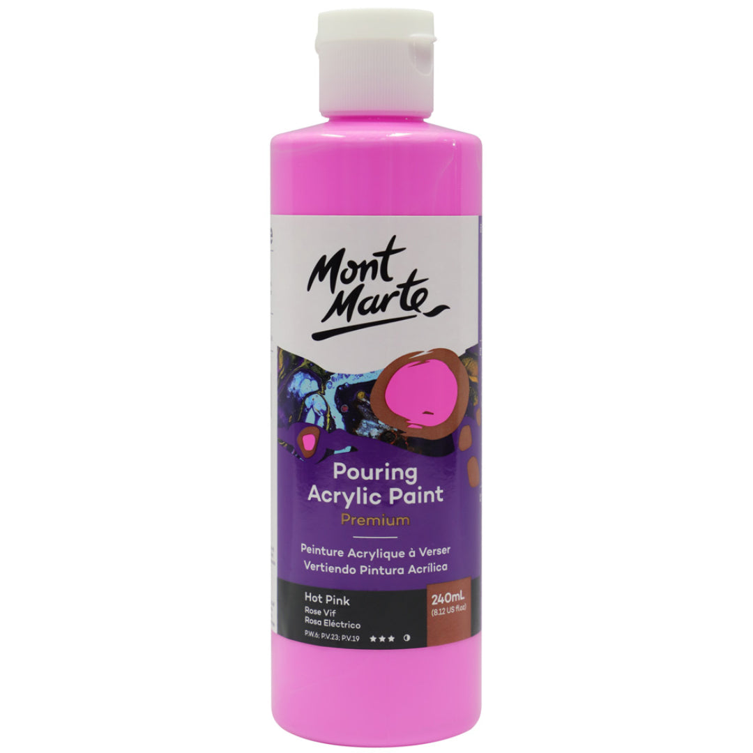 Pouring Acrylic 240ml - Hot Pink